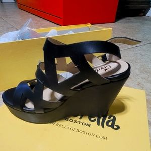 Size 3M New Cinderella of Boston shoes/wedges/heels
